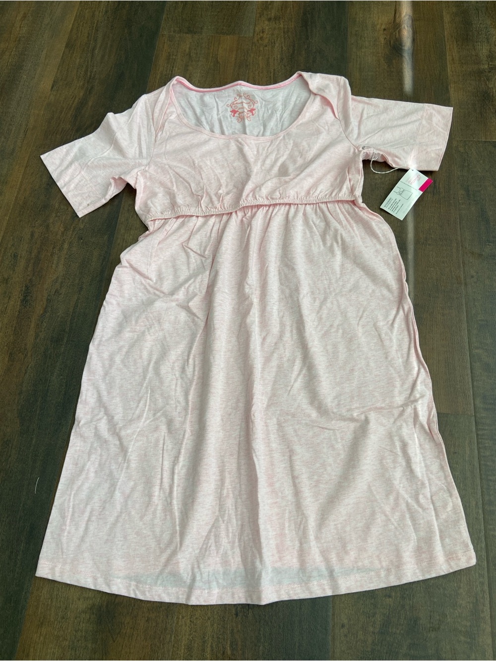Motherhood Maternity Light Pink Nursing Nightgown - new with tags